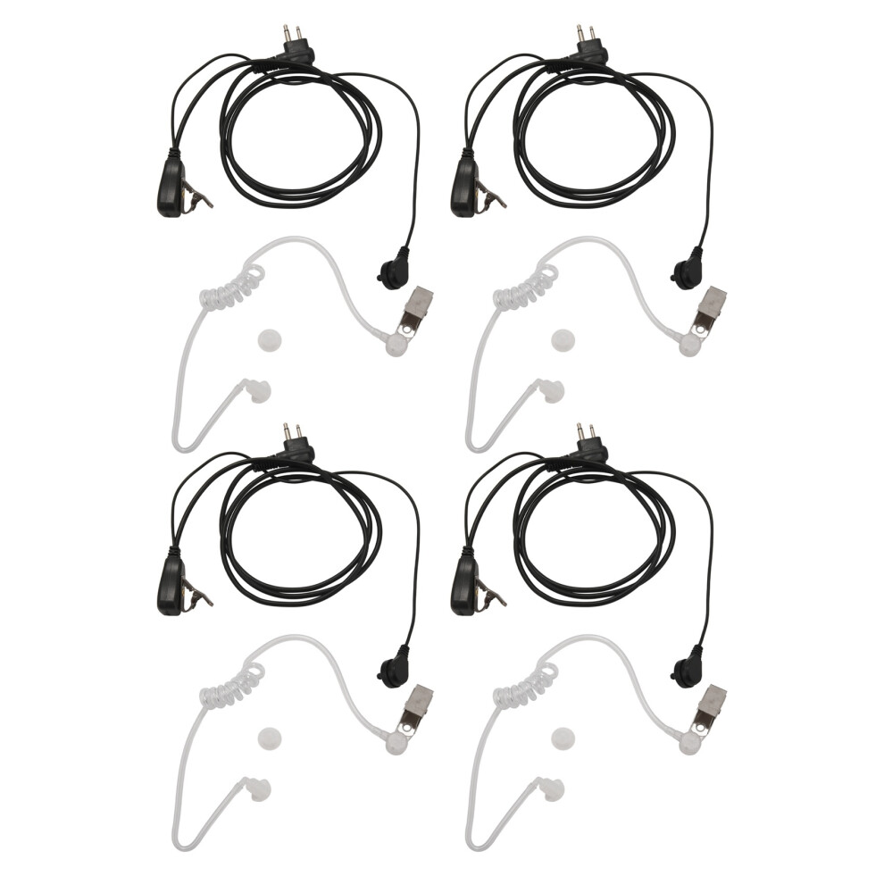 4Pack Style 2Pin Covert Acoustic Tube Earpiece Ptt Headset 4713514279867