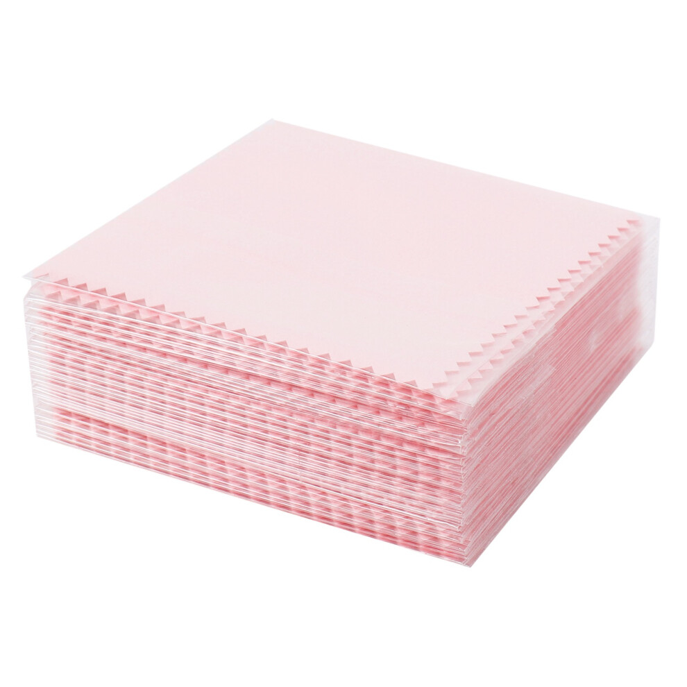 Bez Marki 50 Pack Jewelry Cleaning Cloth,For Sterling Silver/Gold/Pink