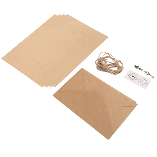 12 st kraftpapper för brevpapper, nummer 16 2