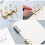 20 Stück 3-Ring-Gold-Buchringe Blattordner Büro-Buchringe 4