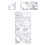 11PCS Quilting Template Set- Acrylic Ruler for DIY Machine Quilting 7