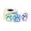 500 pezzi etichette adesive colorate per targhette identificative per cani da 1 pollice 4