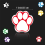 500 pezzi etichette adesive colorate per targhette identificative per cani da 1 pollice 5