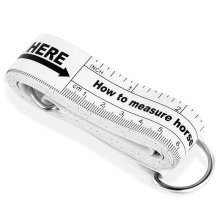 Horse Height Weight PVC Livestock Body Measuring Tool, 8.2 Feet Long