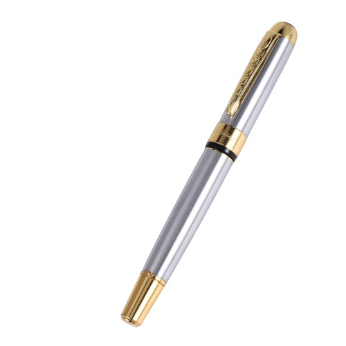 Pluma estilográfica 250 de oro blanco esmerilado con plumín M 2