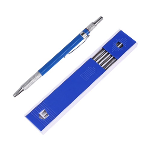 2.0mm Mechanical Pencil for Art Sketching with 12 Pcs Refill - Blue