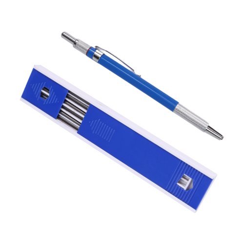 2.0mm Mechanical Pencil for Art Sketching with 12 Pcs Refill - Blue 2