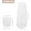 Set di caraffa d'acqua da comodino con bicchiere tumbler trasparente 7