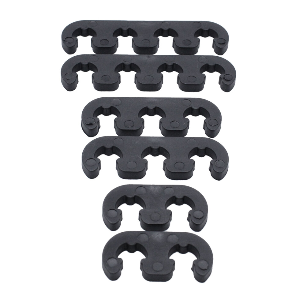 7mm 8mm Plastic Spark Plug Wire Separators Dividers Looms Black-image-OPC-PJ2Y8NB-NEW