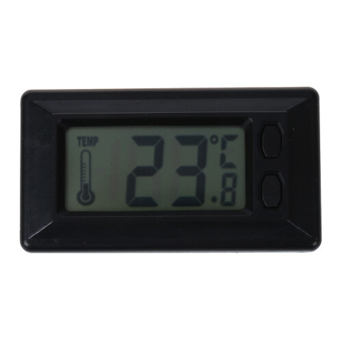 Termometro digitale per auto con display LCD per la temperatura interna
