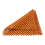 Cuscino per sedile auto con perline di legno, cuscino per massaggio, beige 2