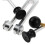 4-pack stämgaffelset (128Hz, 256Hz, 512Hz) med bas, silver 5