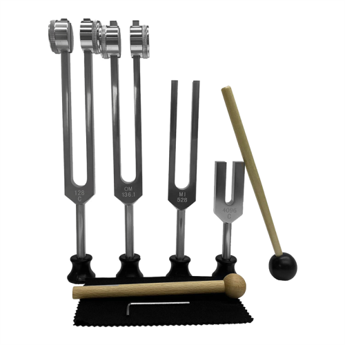 Set di 4 diapason (4096C, MI528, 128C, OM136.1) per