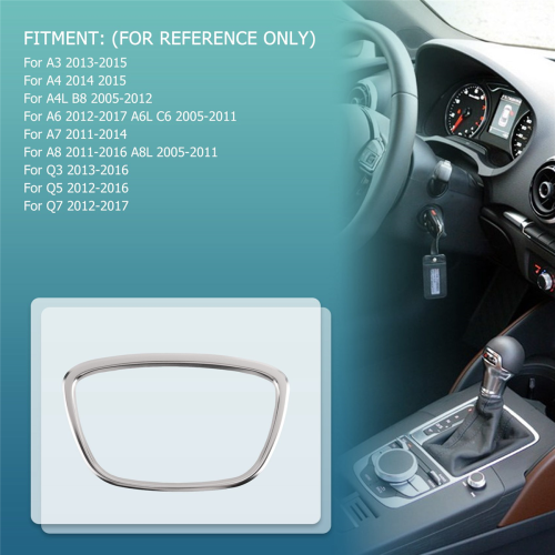 Autostuurwielsticker voor A3/A4L/A5/A6L/A8L/Q5Q7 2