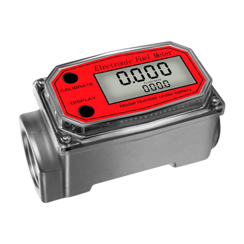 1 Inch Digital Turbine Flowmeter with NPT for Measuring Engine Oil 1