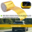 Gold Thermal Tape Air Intake Heat Shield Reflective Barrier Engine 7