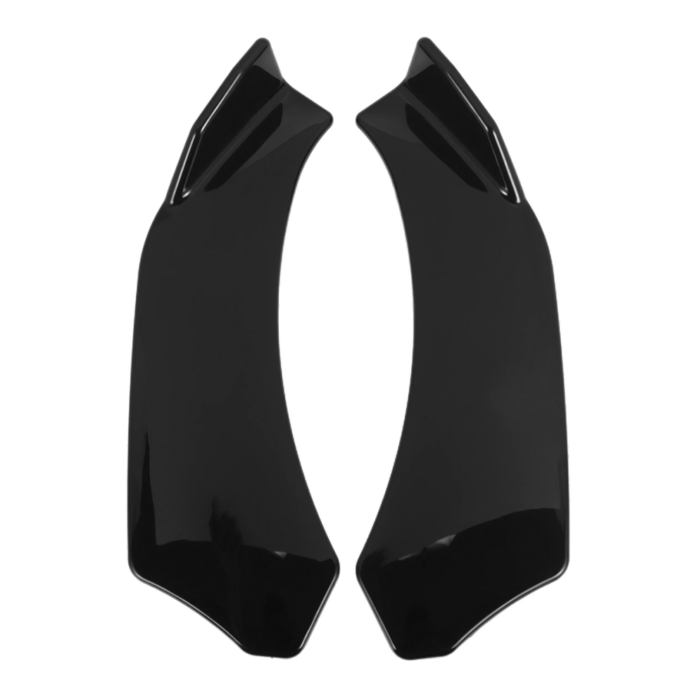 2Pcs Universal Car Front Shovel Bumper Lip Splitter Chin Abs Spoiler 4853934868279
