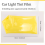 Gele auto achter mist koplamp tintfolie 30x60cm 4