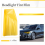 Gele auto achter mist koplamp tintfolie 30x60cm 7