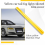 Gele auto achter mist koplamp tintfolie 30x60cm 6
