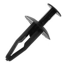 25 peças de rebites plásticos para fixação - clipes de encaixe para o para-choque do carro, 32 mm, preto