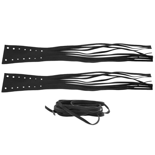 Levier de frein en cuir noir pour moto cruiser/chopper