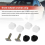 8pc Front Wheel Arch Plastic Metal Screw Nut Set For C 4