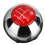 5 Speed Gear Shift Knob for 500 2012-2018 Chrome+Red 55344048 1