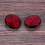 2pcs Round Red Reflector Universal For Motorcycle ATV 5.6*0.8cm 6
