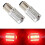 4pcs Red 1157 P21/5w Bay15d Super Bright Light Stop Bulbs 7