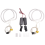 4x CCFL Angel Eye LED-ringlicht wit zonder projector 3