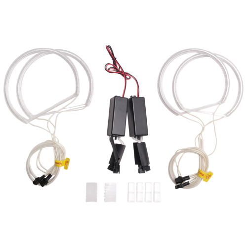 4x CCFL Angel Eye LED-ringlicht wit zonder projector 2