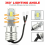 2x H3 LED-Nebelscheinwerfer-Lampen-Set, ultrahell, 6000K 3
