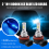 Superhelles H8 H9 H11 LED-Scheinwerferlampen-Set Fern-/Abblendlicht 5