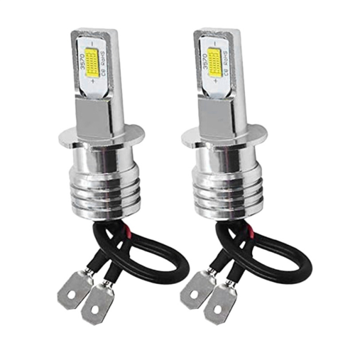 2x H3 LED-Nebelscheinwerfer-Lampen-Set, ultrahell, 6000K
