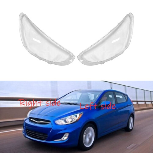 For Accent 2011-2014 Left Headlight Shell Transparent Lens 1