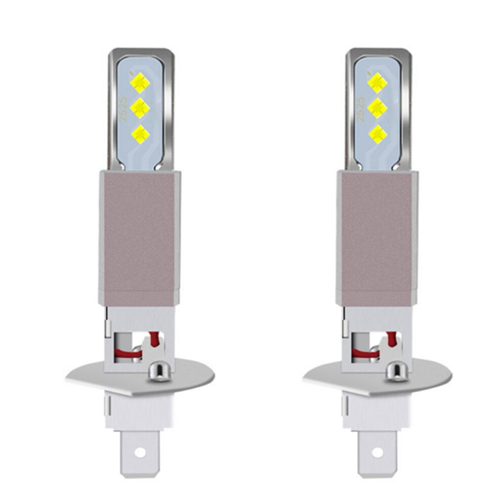 2Pcs H1 Led Bulbs Motorcycle Head 20000Lm 6000K White/Light 4853934866114