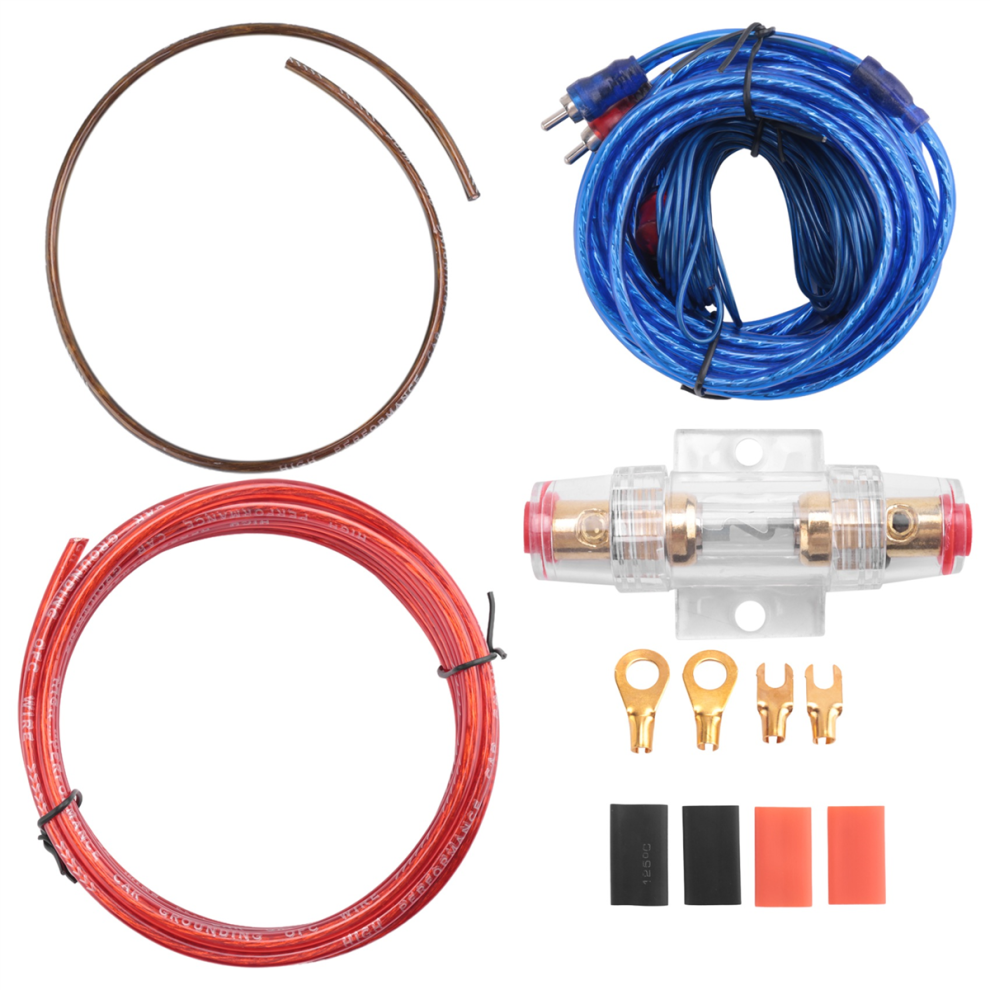 1500W Car Amplifier Installation Wiring Harness Kit 8Ga Audio Cable 4853934845959