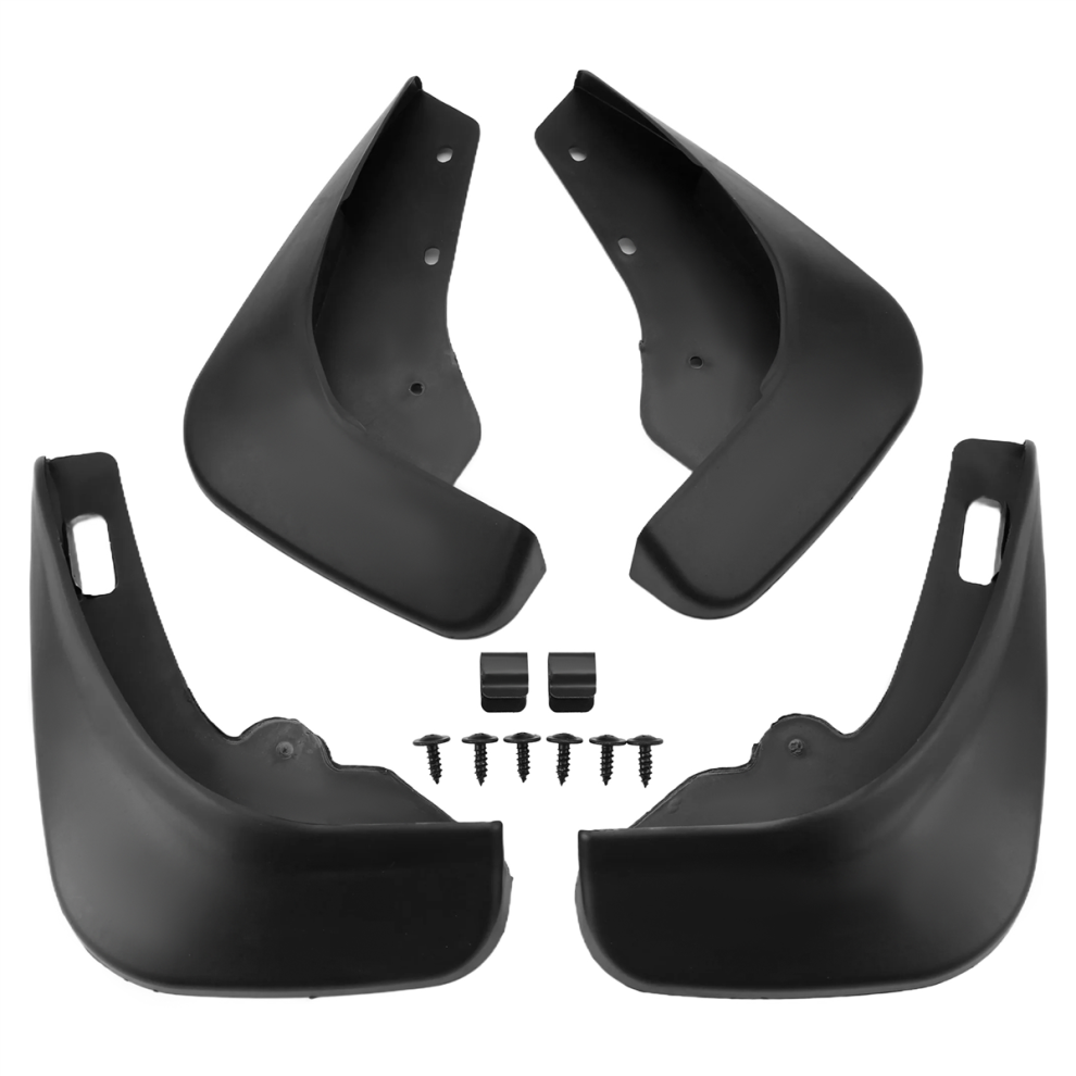 Fit For Focus 2 Mk2 Mk2.5 Saloon Sedan 2005-2011 Mud Flap Black 4853297028846