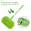 2 in 1 Car Wash Mop Mitt with Long Handle,Scratch Cleaning Tool 3
