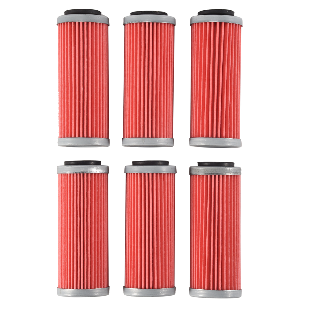 6Pcs Motorcycle Oil Filter For Sx Sxf Sxs Exc Exc-F Exc-R Xcf 4853934894933