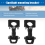 Support de fixation pour phare antibrouillard de moto, support de montage LED 5