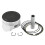 Motorcycle Piston Ring 15MM Pin Ring Kit Cylinder Piston Ring Gasket 3