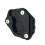 Para MT-09 Placa de Extensão do Suporte Lateral Ampliada Preta 3