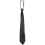 Heren effen zwarte polyester stropdas met rits, gladde stropdas met rits 1