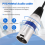 Cabo de áudio para microfone com 3 metros de comprimento, conector estéreo de 3,5 mm para conector XLR macho de 3 pinos. 4