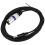 Cabo de áudio para microfone com 3 metros de comprimento, conector estéreo de 3,5 mm para conector XLR macho de 3 pinos. 2