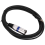 Cabo de áudio para microfone com 3 metros de comprimento, conector estéreo de 3,5 mm para conector XLR macho de 3 pinos. 3