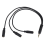 3,5 mm stereo-audiosplitterkabel verguld 3,5 mm (1/8 inch) 3