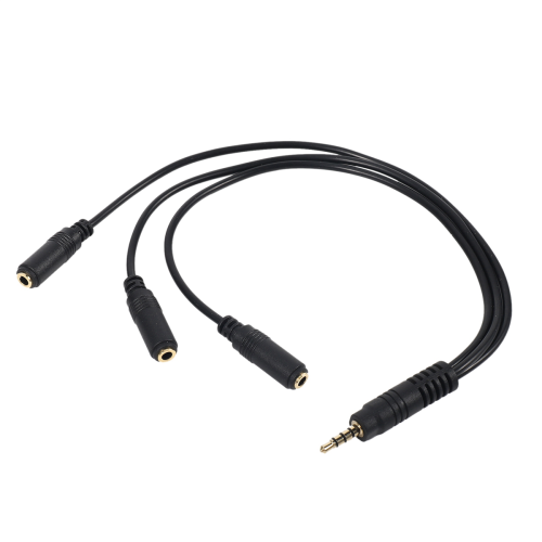 3,5 mm stereo-audiosplitterkabel verguld 3,5 mm (1/8 inch)